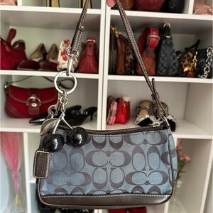 Coach y2k Blue Signature Demi Bag 🩵